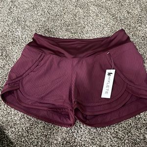 Hylete athletic shorts with liner. New with tags. Size small.